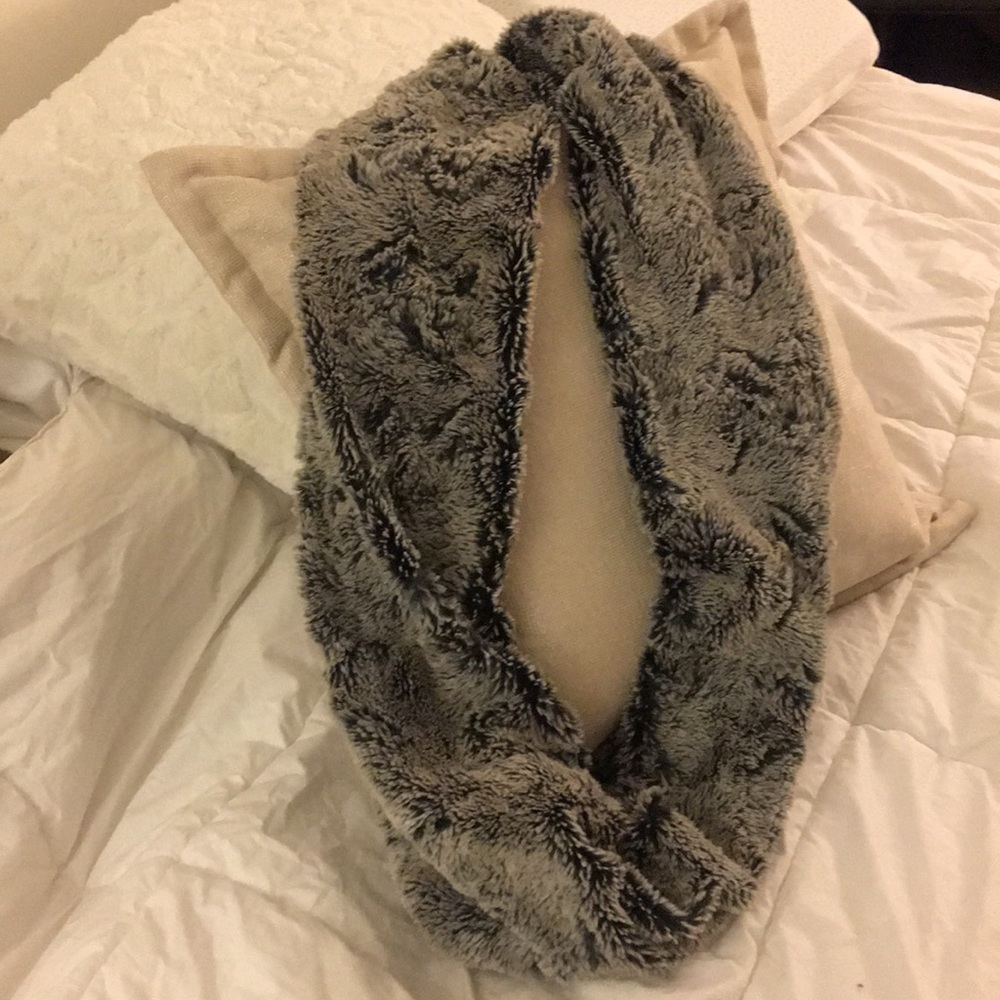 Warm furry scarf